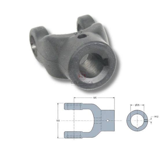 WIDŁAK ( 30,20- 91,40 ) OTWÓR FI-35 W-10 [WWC0617-A]