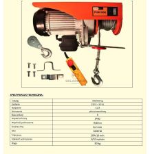 WCIĄGARKA PIONOWA ELEKTRYCZNA 230V - [YNA604-R]