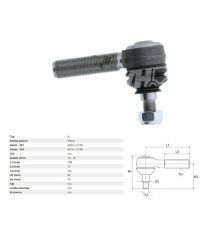 PRZEGUB KULOWY 16/18  L-100  M20*1,5 - [CCB006]