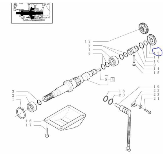 KOŁO ZĘBATE Z-54 - [CCM136]