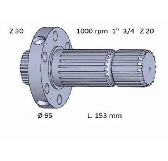 WAŁ Z -20 1-3/4" L-153+Z30 - [CFN609-C]