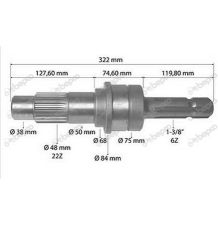 WAŁEK WOM Z-6 1-3/8" - [CCN655-Z6MF]