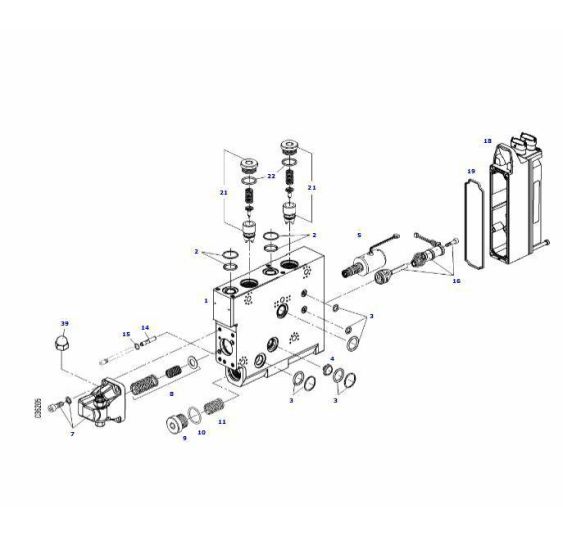 SEKCJA HYDRAULICZNA - [CFH340]