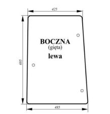 SZYBA BOCZNA LEWA - [CCK137]