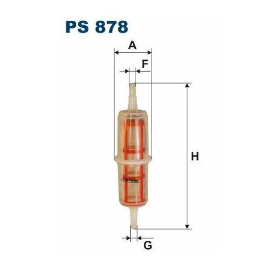 FILTR NA PRZEWÓD - L-207  8MM - [FI000018B]