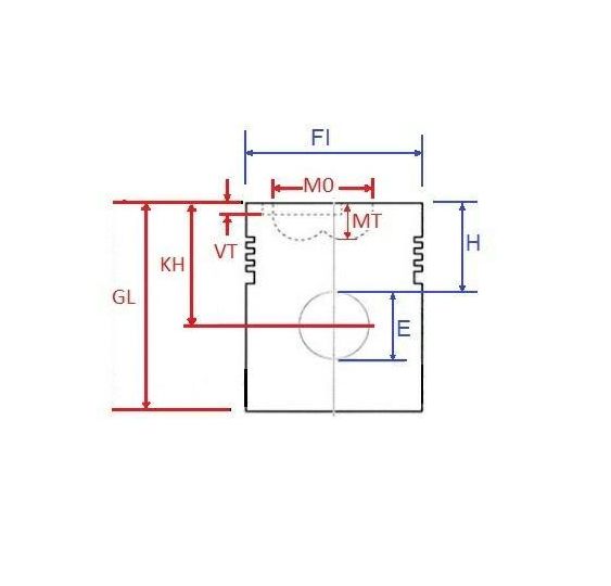 TŁOK PERKINS FI-105,00  3P  E-39.69 - [CXP052-A]