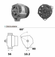 ALTERNATOR IA1117 - [CXA666-I]