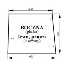 SZYBA BOCZNA JD 3040 - [CJK106]