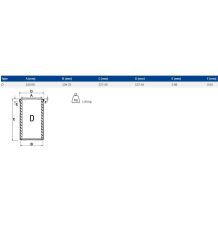 TULEJA CYLINDRA 100.00 D    1004-40 GREE - [CXP068]