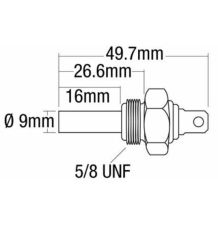 CZUJNIK TEMP. WODY 5/8"  UNF     180-4 - [CXP620]