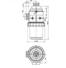 FILTR SSĄCY 2" TYP 50-MESH - [OPF04-0001]