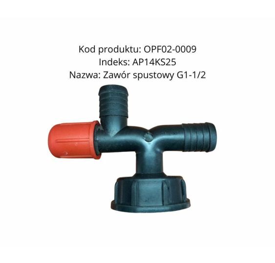 KOLANKO 1-1/2"  90^  25 MM    SPUSTOWE - [OPF02-0009]