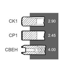 KPL. PIERŚCIENI TŁOKA - [CXB020]