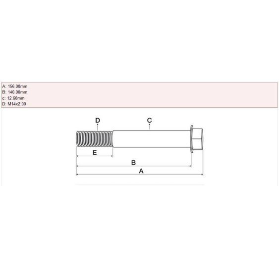 ŚRUBA M14*140 - [CXB390]