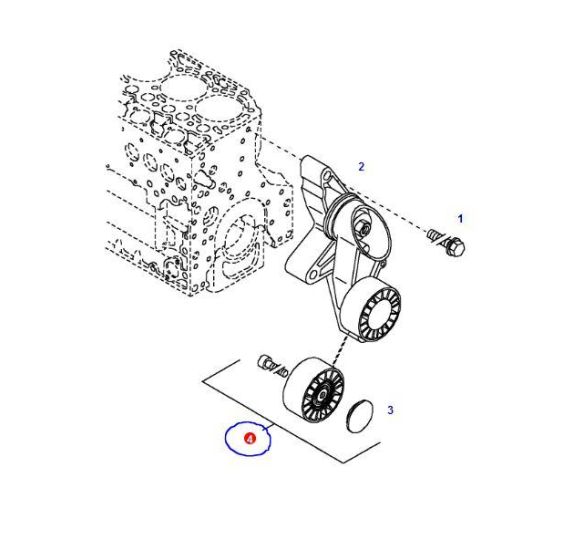 ROLKA NAPINACZA PASKA FI-71 H- 31 - [CXD601]