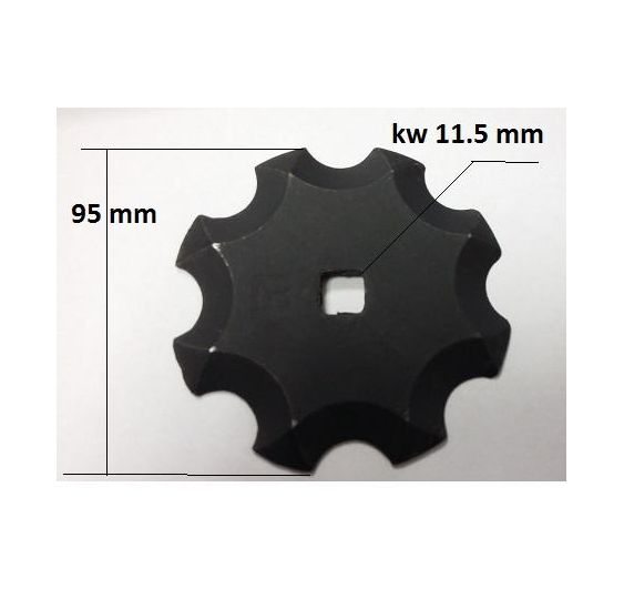 NÓŻ FI-94*5 OTWÓR 11*1113-ZĘBÓW - [DPN035]