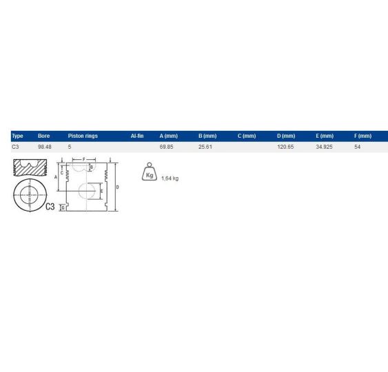 TŁOK PERKINS 33-18 - [CXP051]