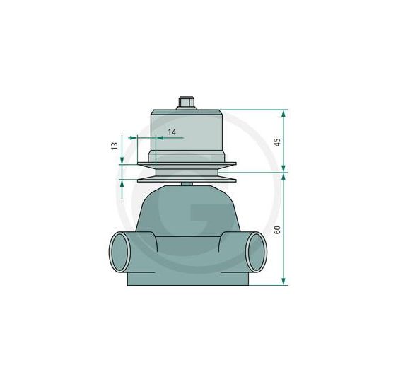 POMPA WODY PERKINS 3.152 - [CXP535]