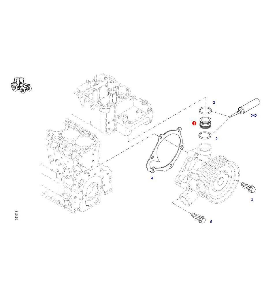 ŁĄCZNIK DO POMPY WODY - [CXD501]