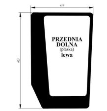 SZYBA PRZEDNIA DOLNA - [CNK114]