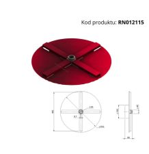 TALERZ DUŻY 51cm - [RN012115]