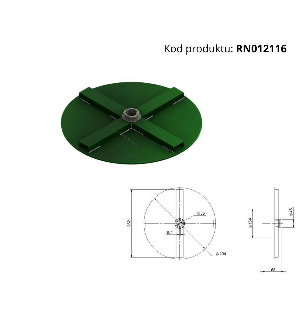 TALERZ MAŁY 40cm - [RN012116]