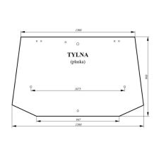 SZYBA TYLNA NEW HOLLAND - [CNK116]