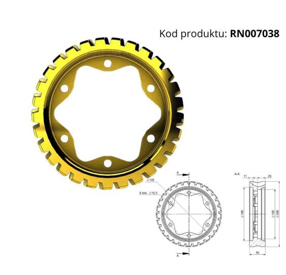 KOŁO ŚLIMAKOWE - [RN007038]