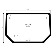 SZYBA TYLNA - [CNK119]