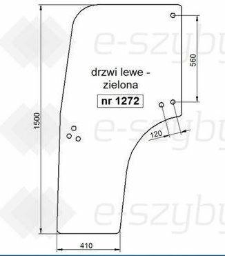 SZYBA DRZWI LEWE OTW.-6