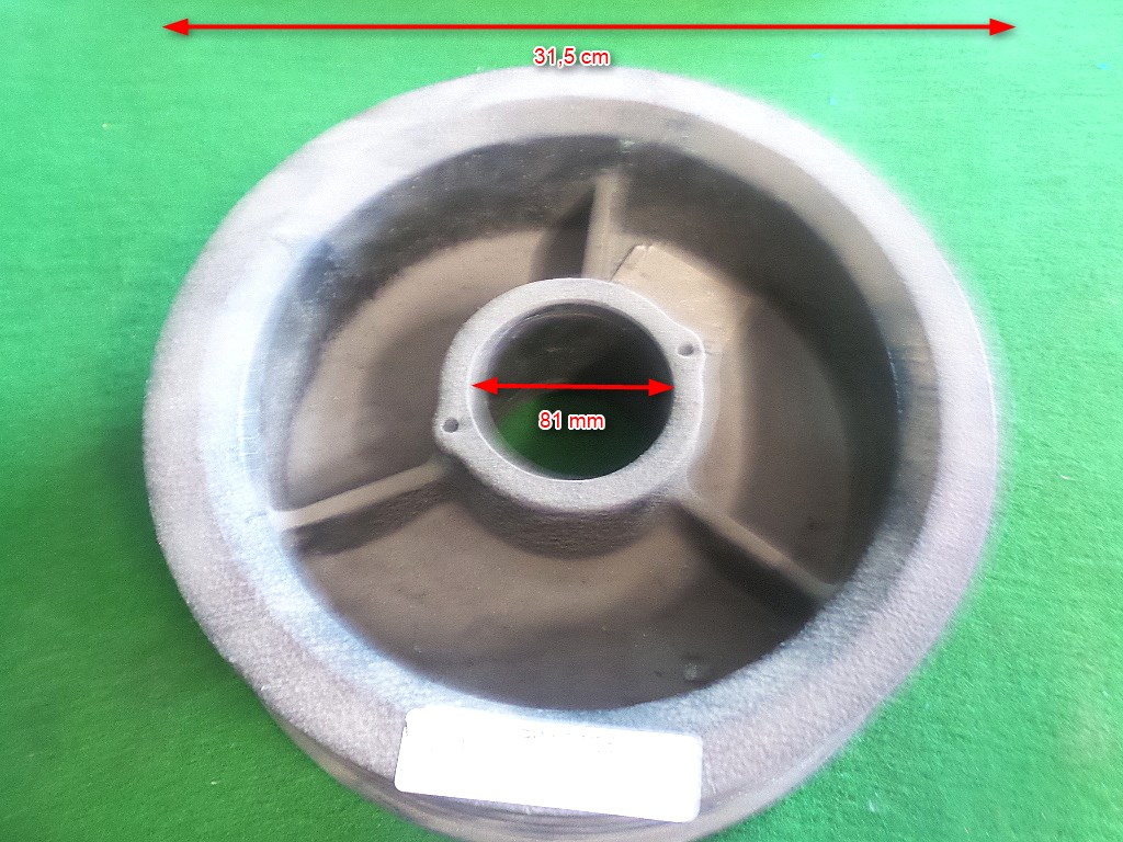 KOŁO PASOWE NT 22mm x3paski