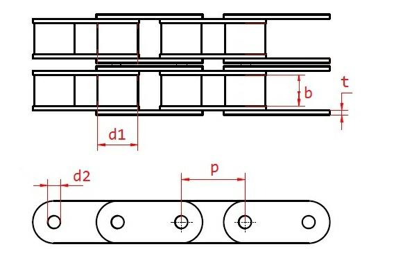 ŁAŃCUCH 60-2 ( 3/4
